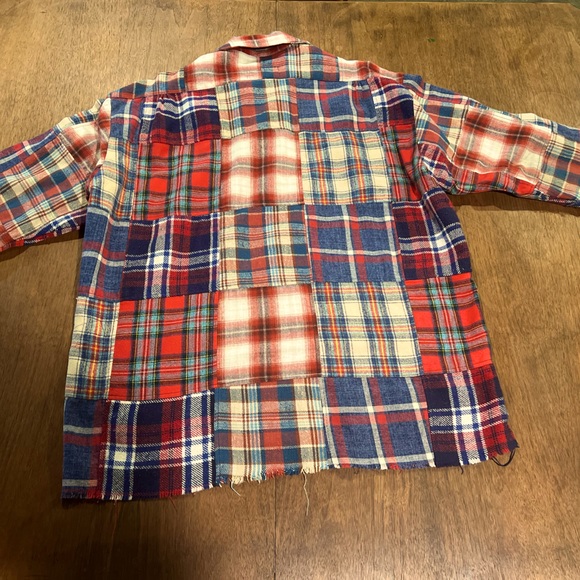 Greg Lauren scrap-work flannel. Size 3 (Large) - Picture 2 of 7